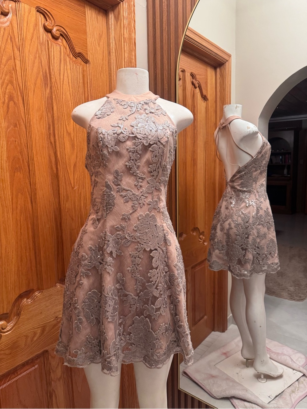 Dress the Population lace dress
